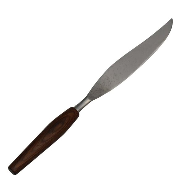 Mode Danish Stainless Steel Carving Knife Wood Handle From Sheffield England 13" - Picture 2 of 4